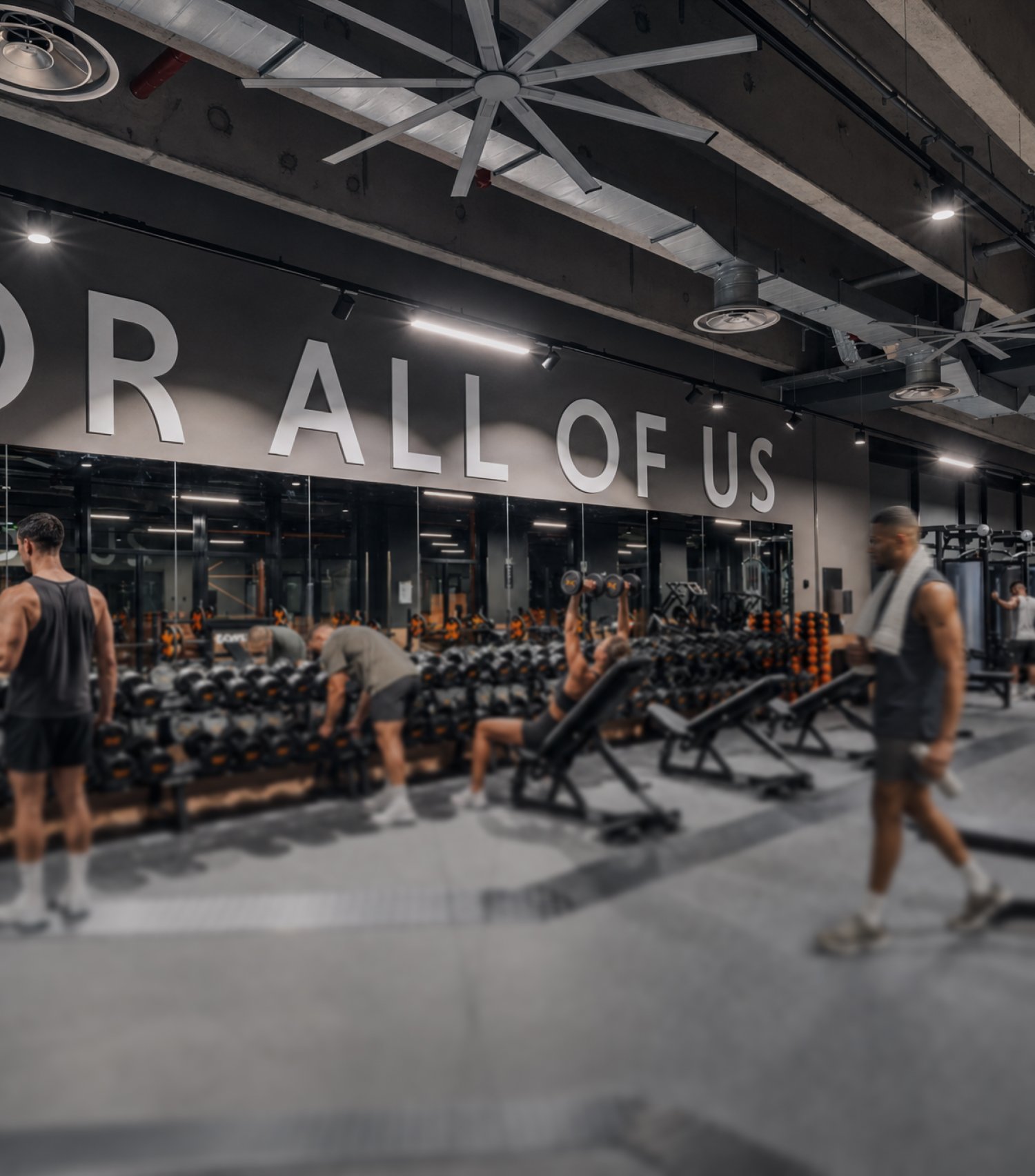 Fitnessstudio auf dem Campus